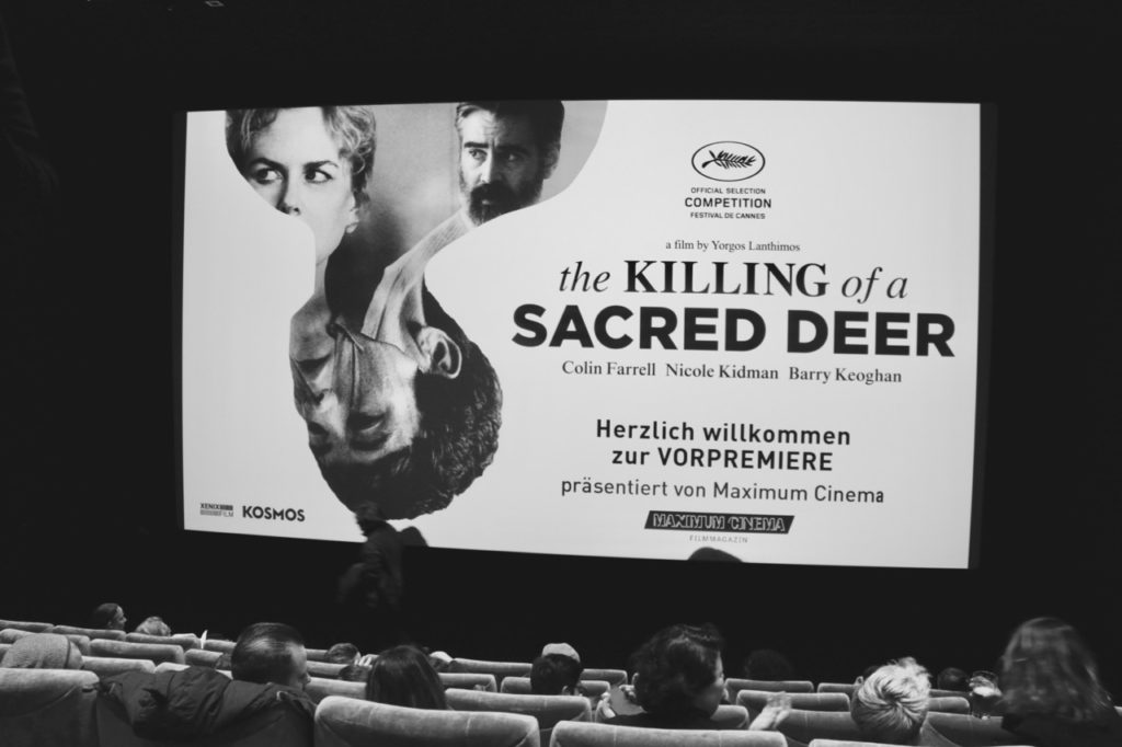 Impressionen der Vorpremiere von Yorgos Lanthimos‘ «The Killing Of A Sacred Deer» am 9.1. im Kosmos. Photos von Simon Kümin.