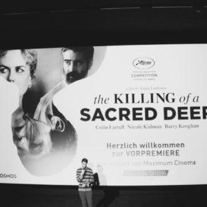 Impressionen der Vorpremiere von Yorgos Lanthimos‘ «The Killing Of A Sacred Deer» am 9.1. im Kosmos. Photos von Simon Kümin.